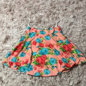 Floral Skater Skirt